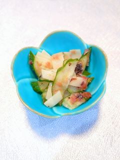 キュウリと筍の甘皮梅あえ☆簡単副菜-レシピのメイン写真