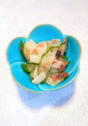 キュウリと筍の甘皮梅あえ☆簡単副菜-レシピのメイン写真