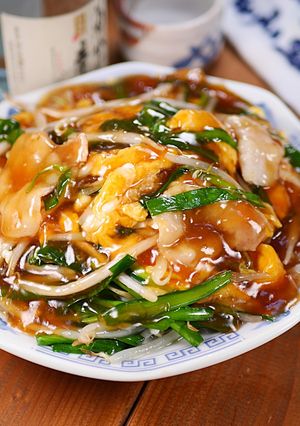 行列の中華屋さんの♪もやしニラ玉あんかけ-レシピのメイン写真