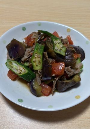 豚肉と夏野菜のぽん酢炒め-レシピのメイン写真