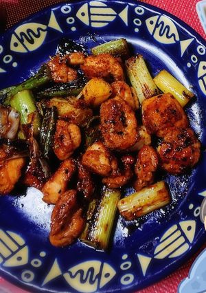 鶏ももと白ネギ　焼き鳥風-レシピのメイン写真