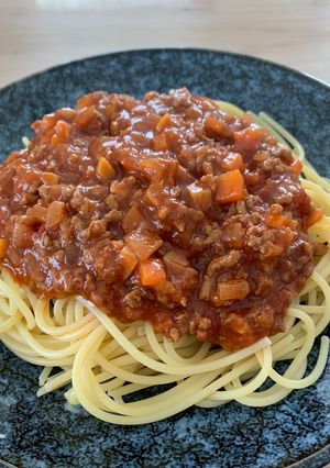 懐かしの味!ミートソース 優しい甘さ-レシピのメイン写真