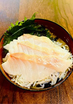 鯛の刺身とシラス⭐︎出汁パックでお茶漬け-レシピのメイン写真