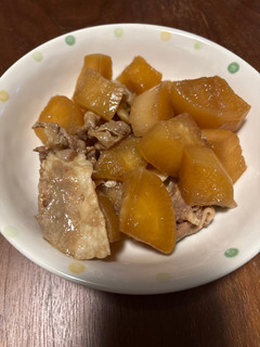 簡単!生姜好き!豚バラ大根の煮物-レシピのメイン写真