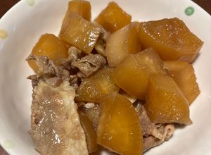 簡単！生姜好き！豚バラ大根の煮物-レシピのメイン写真