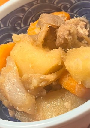 夏ばて予防♡ニンニクと舞茸入り肉じゃが♡-レシピのメイン写真