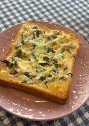 大葉チーズトースト-レシピのメイン写真