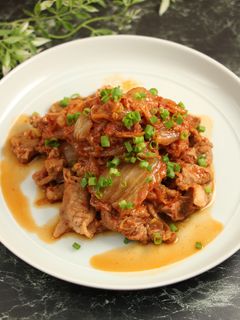 簡単!豚キムチしょうが焼き-レシピのメイン写真