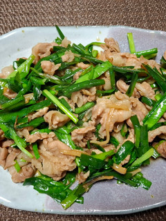 豚肉のにらと生姜炒め-レシピのメイン写真