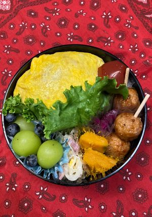 オムライス弁当-レシピのメイン写真