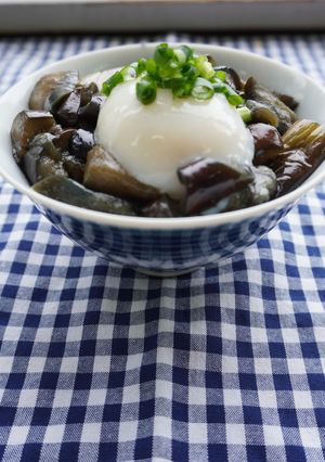 なすの照り卵丼-レシピのメイン写真
