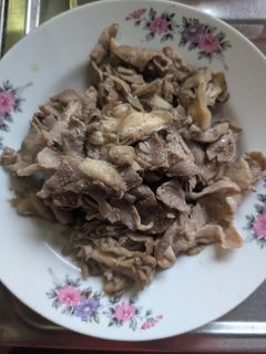 簡単★マイタケと豚こま肉の白だし炒め-レシピのメイン写真