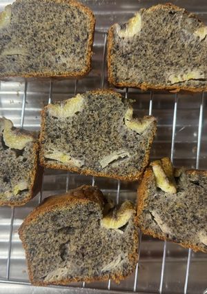 黒胡麻バナナパウンドケーキ-レシピのメイン写真