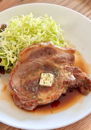 【楽めし】ポークソテー照り焼きソース-レシピのメイン写真
