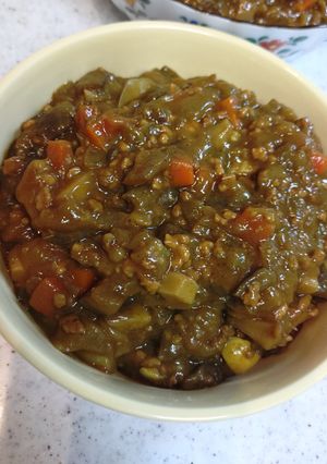なすときのこたっぷりのほぼ無水カレー-レシピのメイン写真