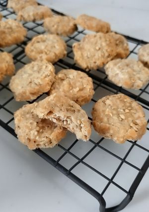 オートミール&ごまクッキー-レシピのメイン写真