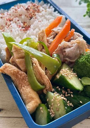 レンジで！甘辛薄揚げピーマン-レシピのメイン写真