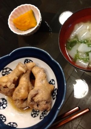 鶏手羽元の甘辛煮-レシピのメイン写真