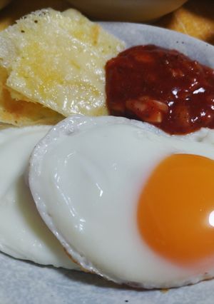 目玉焼きのメキシコ風※簡単朝ご飯-レシピのメイン写真