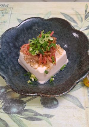 ♡情熱の💃紅しょうがで冷奴♡-レシピのメイン写真