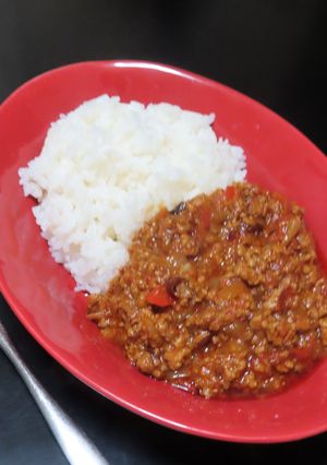 焼肉のタレと水煮トマトで甘いキーマカレー-レシピのメイン写真