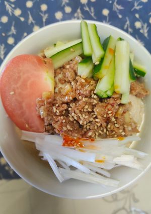 冷やし担々そうめん-レシピのメイン写真