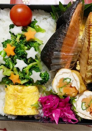 12/19ﾖｯﾁｬﾝ☆Xmasツリー弁当-レシピのメイン写真