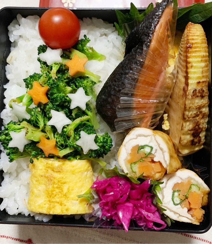 12/19ﾖｯﾁｬﾝ☆Xmasツリー弁当 by chimaki❤️ 【クックパッド】 簡単
