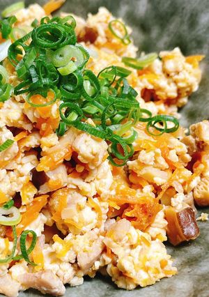 簡単！美味しい！炒り豆腐-レシピのメイン写真
