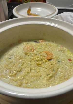 グリーンカレーヌードルアレンジ-レシピのメイン写真