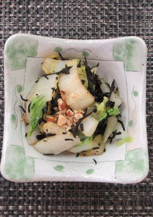 ひじきと白菜のアーモンド和え-レシピのメイン写真