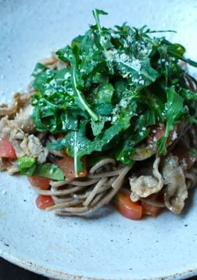 セルバティカと豚肉のサラダそば-レシピのメイン写真