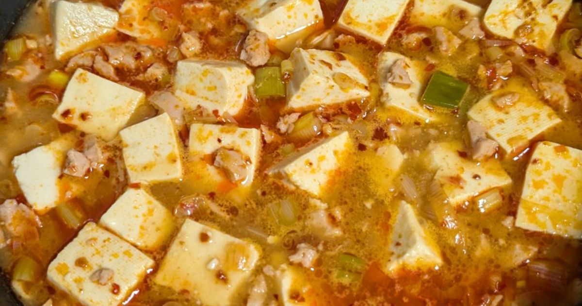 まーぼー豆腐  味の素KK】「Cook Do® 極麻辣麻婆豆腐用」