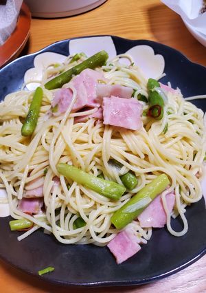 アスパラベーコンのペペロンチーノ-レシピのメイン写真