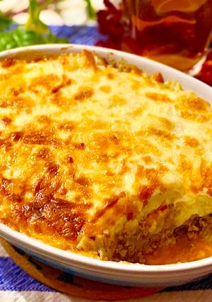 挽肉とマッシュポテトの☆重ねチーズ焼き-レシピのメイン写真