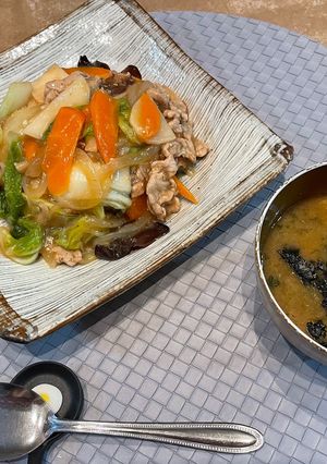 五目あんかけご飯　便秘改善メニュー-レシピのメイン写真