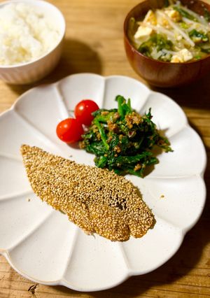 m魚の南部(ごま)焼き-レシピのメイン写真