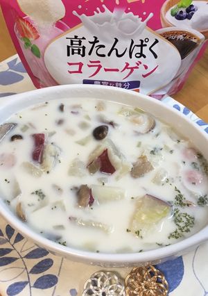 給食の「ホワイトスープ」♡秋バージョン-レシピのメイン写真