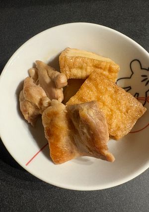 ポン酢でさっぱり 鶏もも肉と厚揚げ煮-レシピのメイン写真