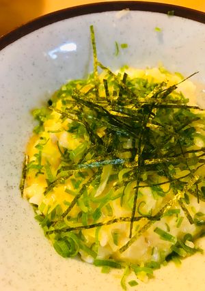 おかゆ●ネギ＆海苔の鶏玉かゆ-レシピのメイン写真