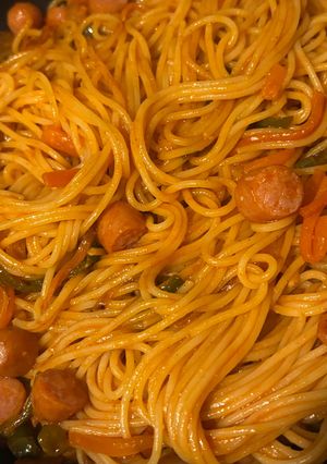隠し味はなんでしょう？ナポリタン-レシピのメイン写真