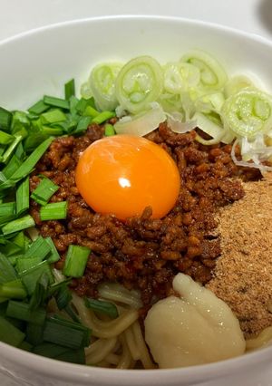 自家製シビ辛！濃厚ニラにんにく台湾まぜそば🧄-レシピのメイン写真