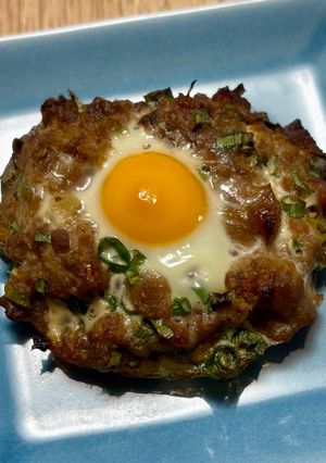 マグロのすき身の目玉さんが焼き-レシピのメイン写真