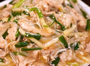 豚とモヤシのとろとろ五目中華あんかけ😘🍚-レシピのメイン写真