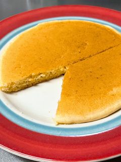 甘すぎない!1人分量の米粉のパンケーキ-レシピのメイン写真