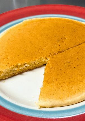 甘すぎない！1人分量の米粉のパンケーキ-レシピのメイン写真