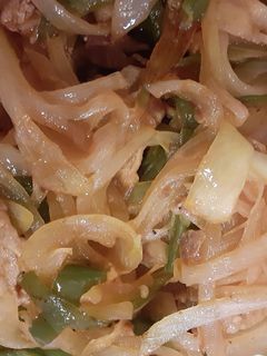 豚こま切れ肉と玉ねぎのケチャ炒め-レシピのメイン写真