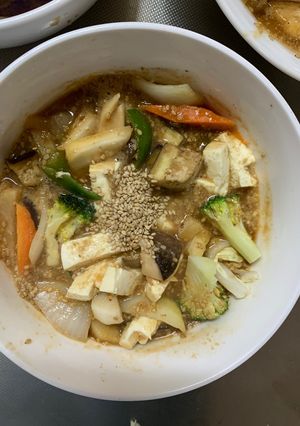 肉無豆腐簡単さっぱりガパオ風味野菜炒め-レシピのメイン写真