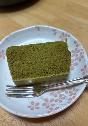 米粉の抹茶もっちりケーキ（覚書）-レシピのメイン写真