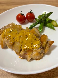 チキンソテー オイマヨマスタードソース-レシピのメイン写真